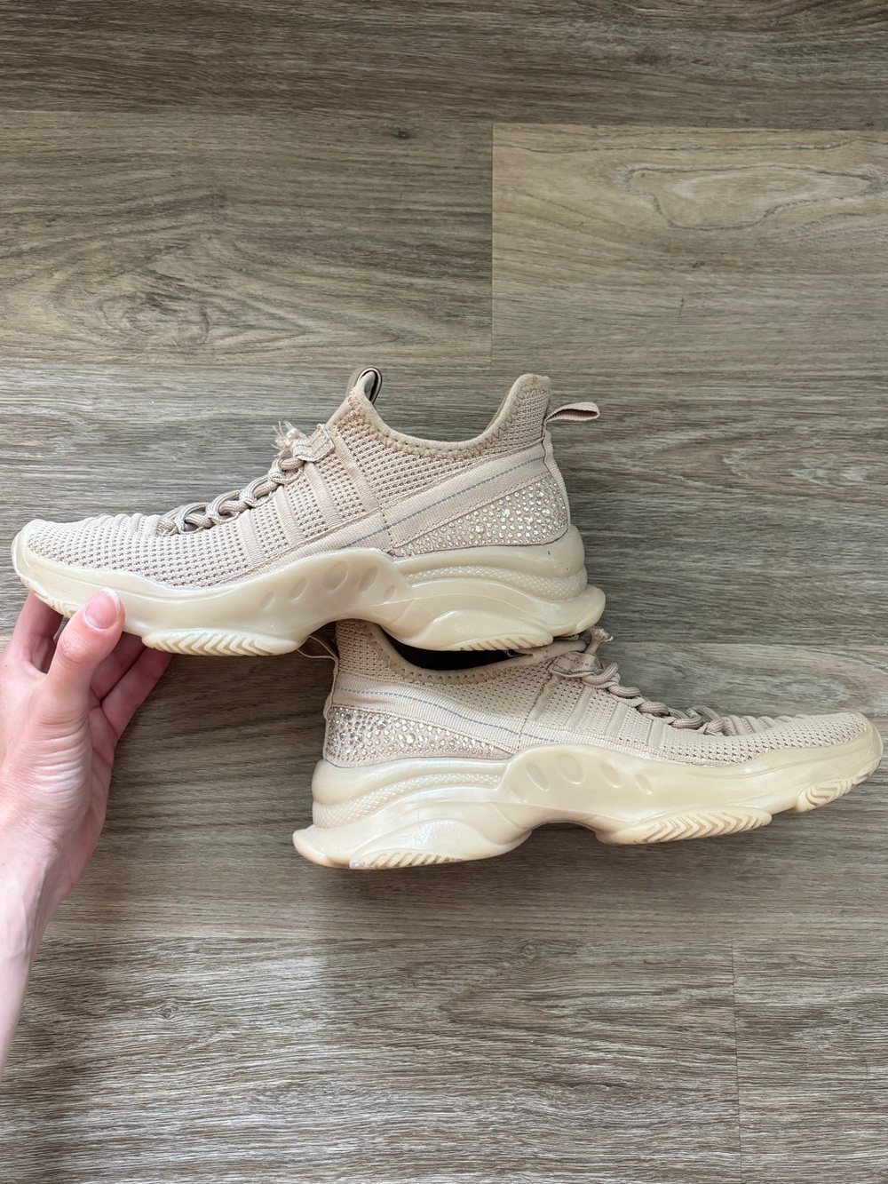 Mad Love Women's Mandy Sneakers in the color "Blush" Size 7 1/2